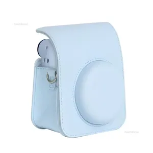 Casing kamera kulit PU casing pelindung lembut untuk <span class=keywords><strong>Instax</strong></span> Mini 12 tas perjalanan untuk tas kamera Film Fujifilm dengan tali bahu - Product Image 2