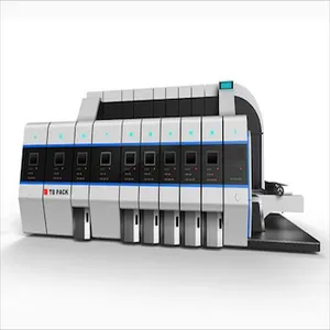 Máquina ranuradora de impresión de cartón corrugado, máquina de impresión de alta definición
