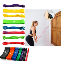 Bandas de Látex Natural para Entrenamiento en Casa, Yoga, Fisioterapia y Rehabilitación