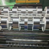 Machine de découpe et de rembobinage de feuilles d'aluminium de haute précision avec guidage automatique de la bande, précision de 0,1 mm