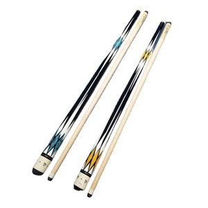 Taco de billar americano negro de 8 y 16 pies, de doble sección, de madera de arce, para billar de nueve bolas, duradero. - Product Image 4