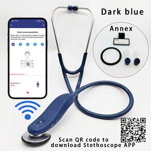 Estetoscopio Inteligente Eléctrico Bluetooth HMYL HM-9260 Clase I Específico para Bebés - Escucha y Graba Sonidos Cardíacos y Pulmonares, Digital Electrónico, CE - Product Image 4