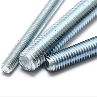 Standard ASTM A193 Gr B7 B7M B8 B8M High Strength Black Oxide Thread Rods Stud Bolts with 2H Hex Nuts