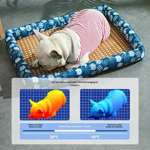 Alfombra Refrescante para Mascotas de Verano, Cama para Perros y Gatos, Colchoneta de Hielo, Colchón Pequeño para Todas las Estaciones, Tejido Oxford Duradero, Comodidad Acogedora, Hecho en Hunan - Product Image 2