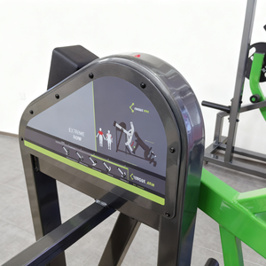 Máquina de remo sentado profesional para gimnasio, con carga de placas pesadas, para entrenamiento de fuerza y levantamiento de potencia, modelo Extreme Row - Product Image 6