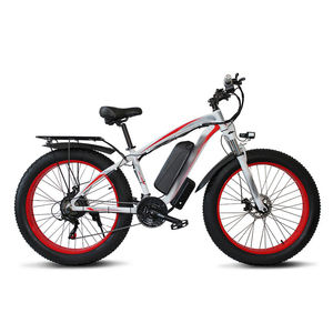 Vélo électrique de montagne élégant 1000W, batterie Li-ion 48V 15Ah, pneus larges de 26 pouces, vélo électrique tout-terrain et urbain, moteur de moyeu, dérailleur - Product Image 5