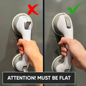 Forte Vácuo Sucção Grab Bar Banheiro Segurança Corrimão para Idosos Handicap Chuveiro Suporte - Product Image 4