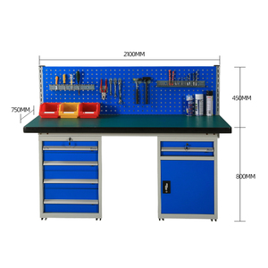 Table d'outils d'opération multifonctionnelle antistatique de vente chaude Table de stockage d'outils de haute qualité établi de prise de courant