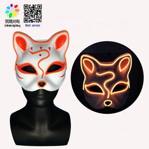 Muestra gratis Cosplay Led máscara de fiesta de <span class=keywords><strong>Carnaval</strong></span> de Halloween completa de máscaras - Product Image 5