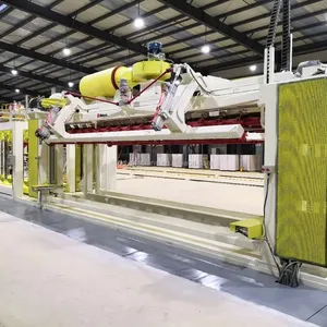 Briques légères entièrement automatiques Blocs AAC Machine de fabrication de ligne de production Prix de l'usine