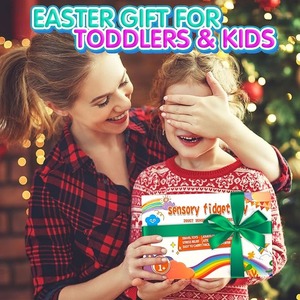 Juguetes Sensoriales de Clasificación de Colores de Dinosaurios, Regalos de Navidad, Juguetes Montessori, Juego de Habilidades Motoras Finas, Actividades de Aprendizaje, Juguetes para Calmar <span class=keywords><strong>la</strong></span> Ansiedad - Product Image 6