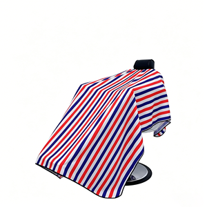 Mantella da Barbiere Super Morbida, Riutilizzabile, Impermeabile, ad Asciugatura Rapida, in Poliestere, per Taglio Capelli e <span class=keywords><strong>Barba</strong></span>, Facile da Pulire, per Salone e Casa - Product Image 1