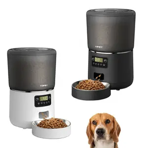 Oem 4l Honden Kattenbak Smart Petfood Dispenser Diervoeder Met Roestvrijstalen Kom