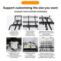 Matelas de massage intelligent avec fonction de réveil doux, soulagement du stress corporel complet et confort nuageux pour la maison et les maisons de retraite