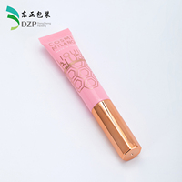 Tube cosmétique pour blush 19 mm en PE vide avec bouchon à vis et éponge applicatrice, impression de logo personnalisée pour crème pour les yeux, fard à paupières, rouge à lèvres