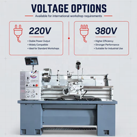 Mini tour horizontal automatique CQ6236 220V, équipement de tournage de métaux de moyenne capacité, provenant de Chine