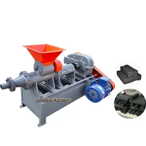 Coal briquetting machine manufacturers/ Homemade coal briquette machine/ Corn cob charcoal briquette machine