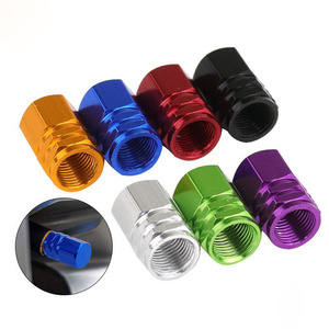 锌合金轮胎气门嘴盖通用防尘汽车气口盖适用于车轮配件 - Product Image 2