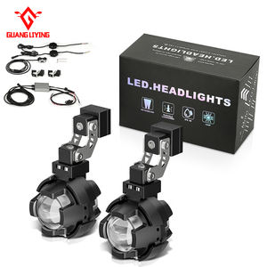 Conduite DRL + Avertissement 2in1 Combo Aux phares <span class=keywords><strong>avant</strong></span> Led Upgraded Scooter ou Moto Embedded Grille Mount Anti-Fog Spotlights - Product Image 6