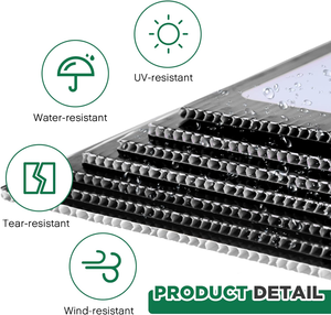 Panneau de jardin personnalisé extérieur imperméable et réutilisable imprimé UV Panneau PP durable Panneau en H sans caca de chien Couleurs personnalisées Vente en gros au détail - Product Image 4