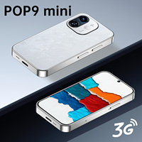 Teléfono Inteligente POP9 Mini Desbloqueado LTE en Oferta, CPU Octa Core, 4GB+64GB de Almacenamiento Expandible, Cámara HD, Doble SIM, Doble Modo de Espera, AMOLED