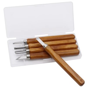 5pcs Wood Carving <strong>Chisels</strong> Knife for Basic Wood Cut DIY Tools and Detailed Woodworking <strong>Gouges</strong> Hand Tools - Product Image 5