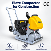 Compacteur de plaques compact avec moteur puissant pour le compactage du sol, la préparation du terrain, les chantiers de construction et les couleurs personnalisées
