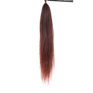 Gekleurde Paard Staart Haren, Hot Selling 90-95Cm 100% Paard Tail Extensions, valse Staarten Voor Nz Western