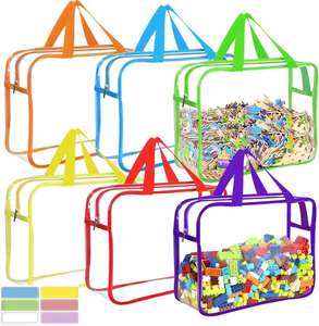 Reusable Custom Clear Waterproof PVC Toy Storage Bags Large Fashionable Zipper Closure Women Cosmetic <b>Makeup</b> <b>Cases</b> with Handle - Product Image 1