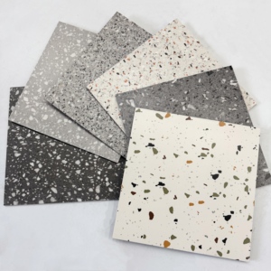 Baldosas de Cerámica Coloridas de <span class=keywords><strong>Terrazo</strong></span> Moderno, Cuadradas de 400*400, Antideslizantes, para Cocina, Comedor y Balcón de Jardín - Product Image 5