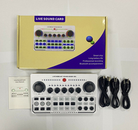 Kit de Streaming Audio X50 Table de Mixage Sonore Numérique Cartes Son pour Gaming Enregistrement Podcast Studio DJ