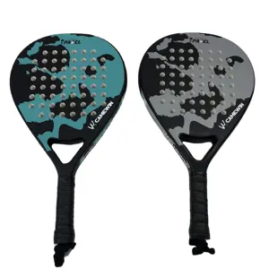 2024 Best Gerangschikte Service Premium Kwaliteit Custom Koolstofvezel Padelracket