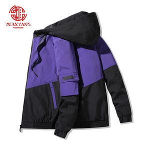 Ropa de primavera y otoño 2021, chaqueta para <span class=keywords><strong>hombre</strong></span>, talla <span class=keywords><strong>4XL</strong></span>, prendas de vestir, Abrigo acolchado con capucha, <span class=keywords><strong>Parka</strong></span> delgada, chaqueta estampada de moda con capucha para <span class=keywords><strong>hombre</strong></span> - Product Image 6