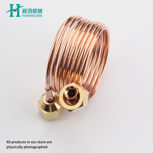 ท่อทองแดงสำหรับทำความเย็น ท่อทองแดงแบบขดพร้อมน็อต ท่อทองแดงแคปิลลารีสำหรับแลกเปลี่ยนความร้อน - Product Image 6