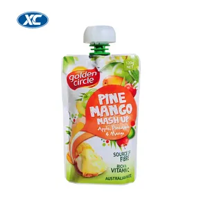 塑料水果液体喷口袋塑料瓶定制印刷袋水果机来样定做Botte果汁包装聚酯薄膜袋