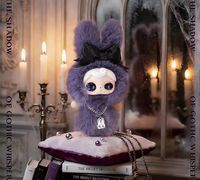 Poupées en peluche PVC Baby 100% authentiques Yuna Nocturne Overture V2 Series Blind Box, 8 pièces/boîte, style gothique, breloques de sac lapin