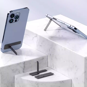 Soporte Flexible de Metal para Teléfono de Escritorio, Soporte Universal Plegable con Adhesivo Invisible - Product Image 3