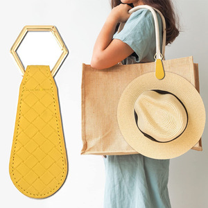 Clip magnétique multifonctionnel en cuir PU pour chapeau, pince de rangement de voyage extérieure type bec de canard - Product Image 2