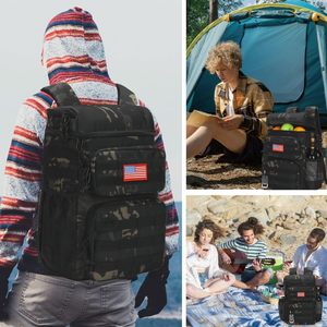 Factory Large Capacity <b>Black</b> Multifunction Outdoor Tactical Oxford <b>Backpack</b> Molle System <b>Waterproof</b> 30L-45L Hiking Camping - Product Image 2