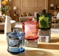 Diffuseur d'arômes en pierre de cristal naturelle écologique avec design carré pour la décoration intérieure et les cadeaux bien-être