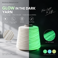 Fil Luminescent pour Tricoter, Tisser des Chapeaux, des Sacs et des Jouets, Fil Lumineux Rechargeable par la Lumière, Fournisseur d'Usine Personnalisé