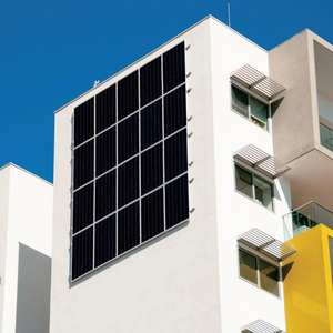 Équipement solaire Hiitio, série de modules solaires BIPV, module de mur-rideau photovoltaïque, version anti-éblouissement, panneaux photovoltaïques - Product Image 3
