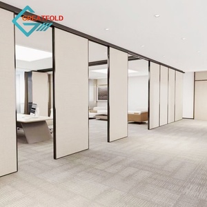 Hiện Đại Cách Âm Di Chuyển Phân Vùng Tường Nhôm Khung Có Thể Tháo Rời Tường Trượt Phòng Chia Có Thể Gập Lại Cho Phòng Tập Thể Dục Khách Sạn Phòng Tiệc - Product Image 5