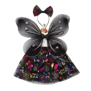 Disfraz de Mariposa para Niñas, Vestido de Fiesta de Cumpleaños, Disfraz de Mariquita para Halloween, Alas de Hada, Falda Tutú - Product Image 4