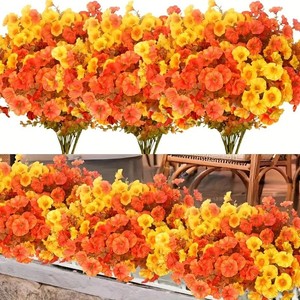 Bouquet de fleurs artificielles de glycine 30cm-100cm en plastique pour décoration extérieure de jardin - Product Image 1
