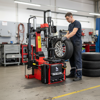 Machine à changer les pneus de voiture entièrement automatique à haute efficacité