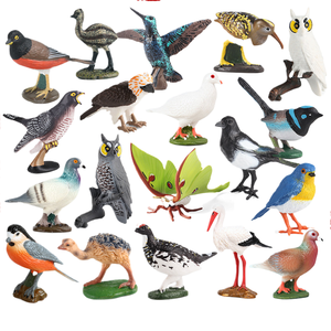 Yxs palomas simuladas Cuco flamencos colibríes Robin martines pescadores urracas pájaro modelos animales - Product Image 1