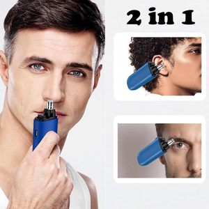 Recortador de Vello Nasal Portátil al por Mayor, Recargable por USB y Limpiador de Oídos, 360 Skin to Removal, Regalo Navideño para Hombres - Product Image 3