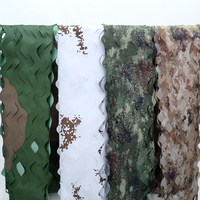 Filet de camouflage coloré 150D à motif de feuilles en polyester, filet de camouflage assorti pour abri extérieur