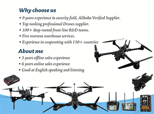 Drone FPV personnalisé de haute qualité avec caméra thermique, châssis en fibre de carbone, moteur haute vitesse, VTX, fabrication DIY, livraison directe d'usine - Product Image 2